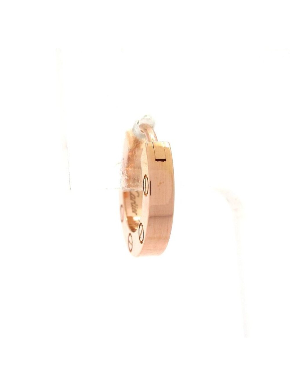 Cartier Single Earrings Love 18k Pink Gold